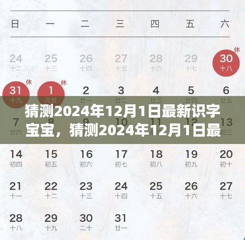 关于未来宝宝教育的探索之旅，最新识字宝宝预测（2024年12月1日）