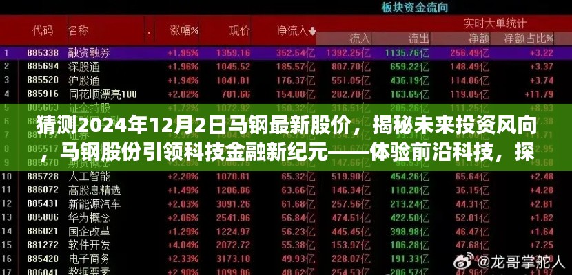 揭秘未来投资风向，马钢股份引领科技金融新纪元，股价预测新纪元体验前沿科技探索之旅。