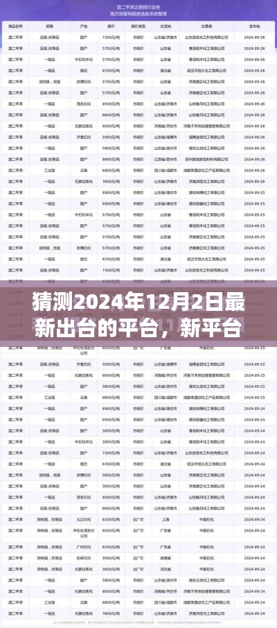 新平台奇遇，温馨家庭的新起点，预测2024年12月2日新平台重磅上线