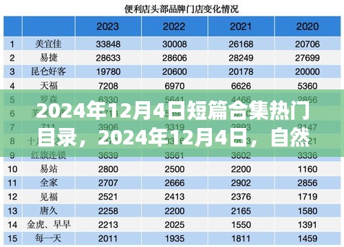 自然美景探索之旅，启程寻找内心的宁静与平和——热门短篇合集目录（2024年12月4日）