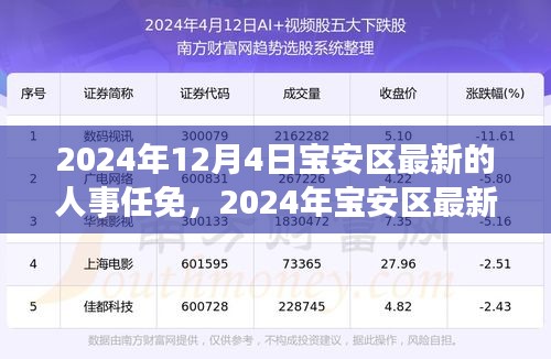 2024年宝安区人事任免动态，引领区域新发展