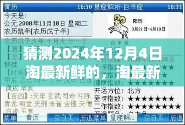 淘鲜时刻揭秘，预测与体验未来淘鲜潮流——淘鲜指南 2024年12月4日展望