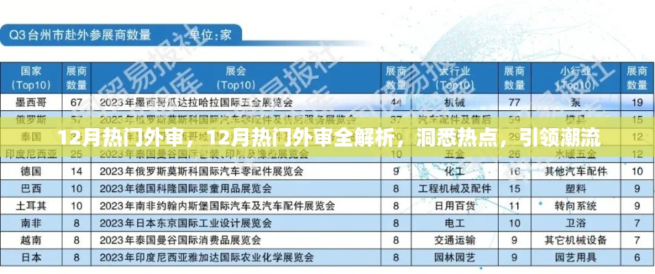 12月热门外审全解析，洞悉热点，引领潮流趋势