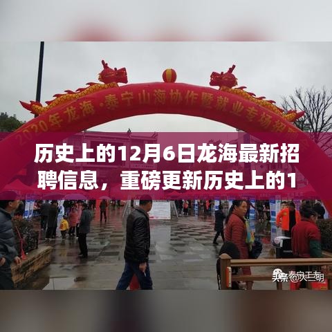 历史上的12月6日龙海招聘信息大揭秘，最新岗位，不容错过！