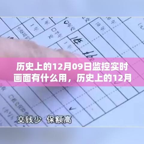 历史上的12月09日监控实时画面揭秘，现代社会的应用与价值探索