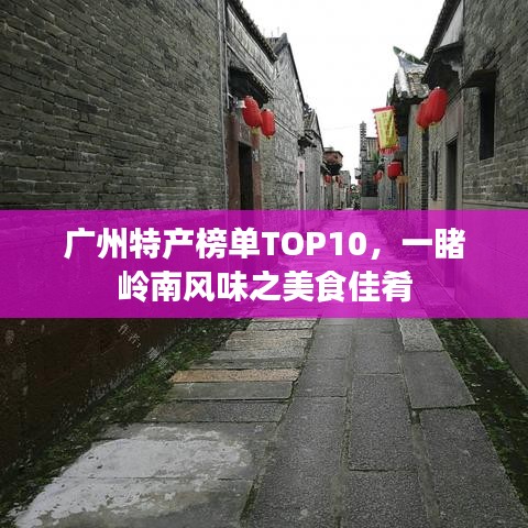 广州特产榜单TOP10，一睹岭南风味之美食佳肴