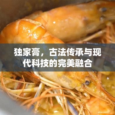 独家膏，古法传承与现代科技的完美融合