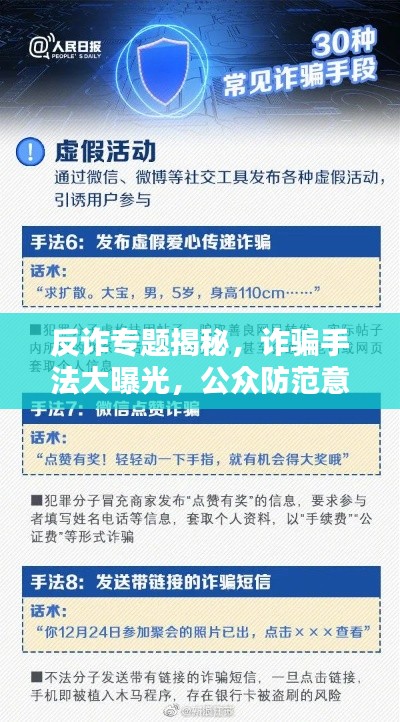 反诈专题揭秘，诈骗手法大曝光，公众防范意识提升
