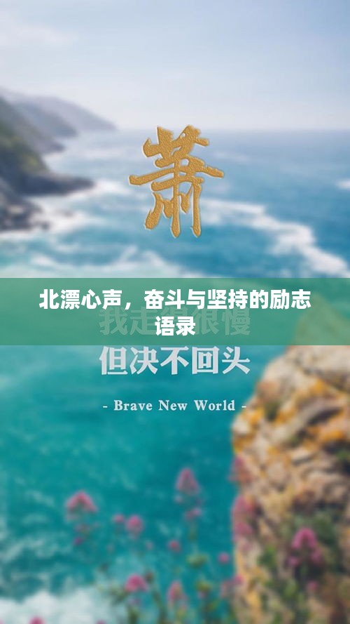 北漂心声，奋斗与坚持的励志语录