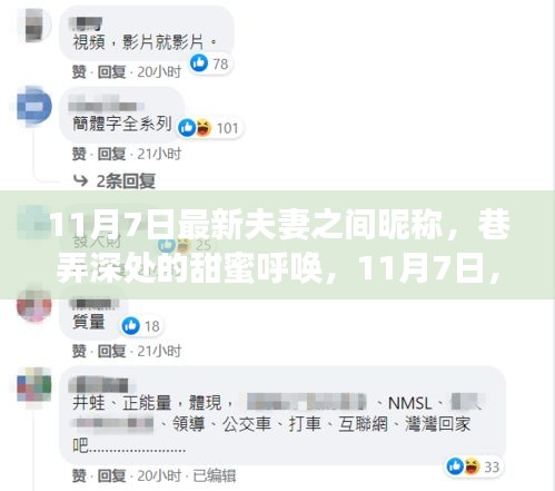 巷弄深处的甜蜜呼唤，夫妻间专属昵称与小店的浪漫故事