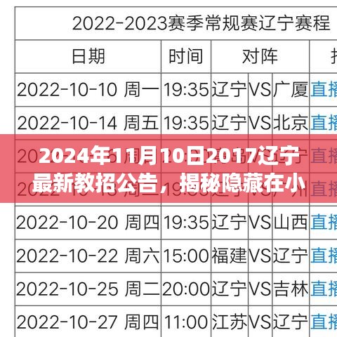 辽宁教招公告背后的故事，揭秘隐藏在小巷深处的独特小店（2024年最新）