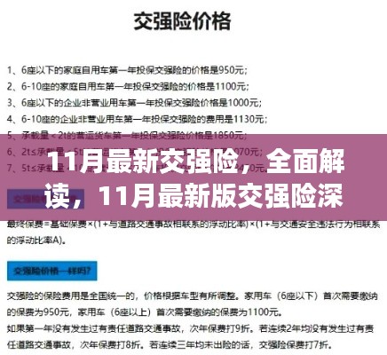 最新解读与评测，11月交强险深度介绍与评测