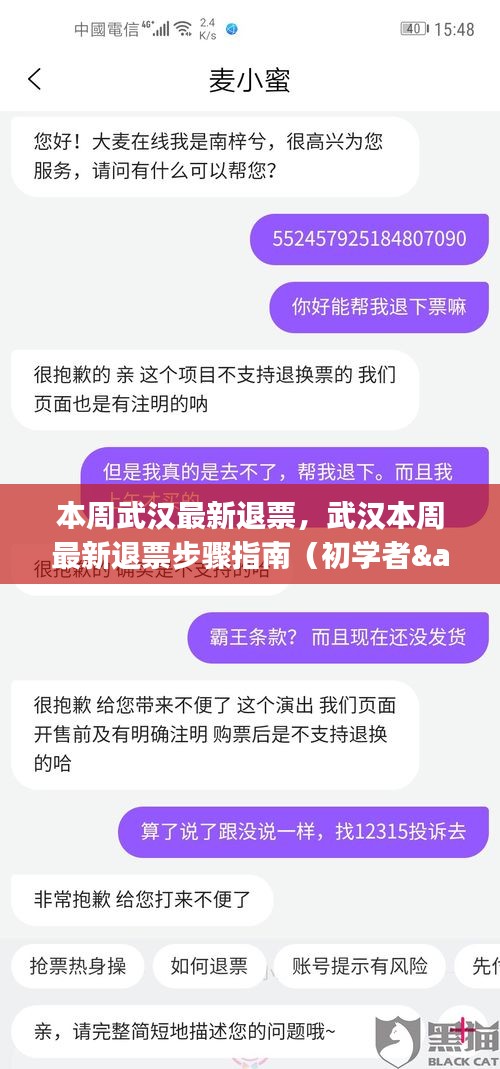 武汉本周退票指南，初学者与进阶用户适用的退票步骤详解