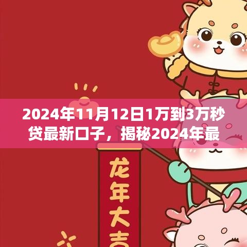 揭秘2024年最新贷款口子，从秒贷一万到三万，快速贷款指南！