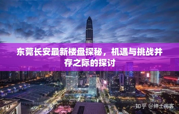 东莞长安最新楼盘探秘，机遇与挑战并存之际的探讨