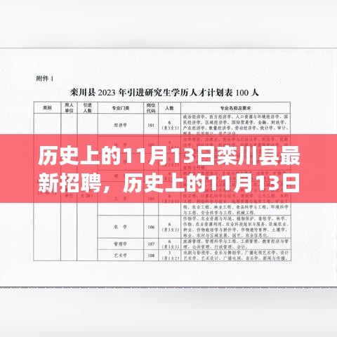 历史上的11月13日栾川县招聘动态概览，最新招聘信息一览表