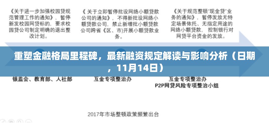 重塑金融格局里程碑，最新融资规定解读与影响分析（日期，11月14日）