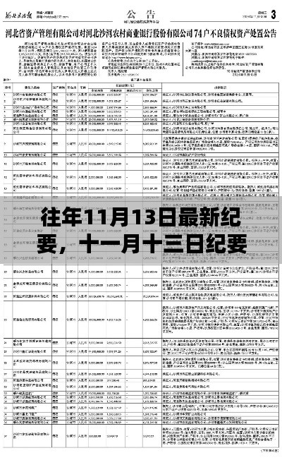 往年11月13日纪要回顾与影响分析