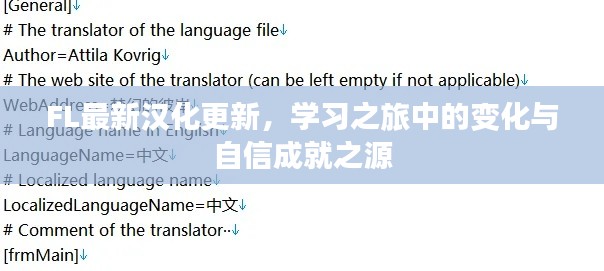 FL最新汉化更新，学习之旅中的变化与自信成就之源