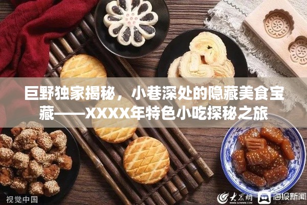 巨野独家揭秘，小巷深处的隐藏美食宝藏——XXXX年特色小吃探秘之旅