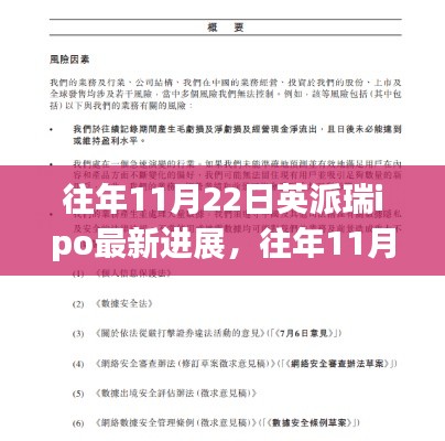 往年11月22日英派瑞ipo最新进展，往年11月22日英派瑞IPO最新进展，观点论述