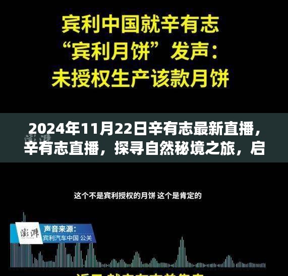 辛有志直播探寻自然秘境之旅，心灵净土的启程之旅（最新直播时间，2024年11月22日）