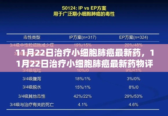 最新小细胞肺癌治疗药物评测介绍，11月22日新药速递