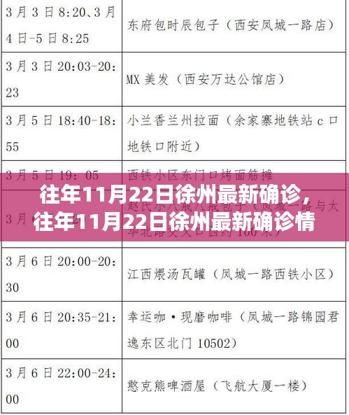 往年11月22日徐州最新确诊情况及深度解析