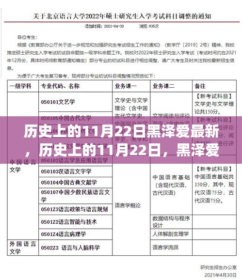 历史上的11月22日黑泽爱之旅，心灵觉醒与自然的微笑