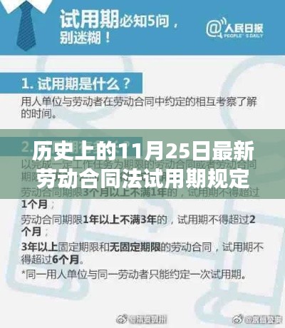 历史上的11月25日，最新劳动合同法试用期规定深度解读与启示