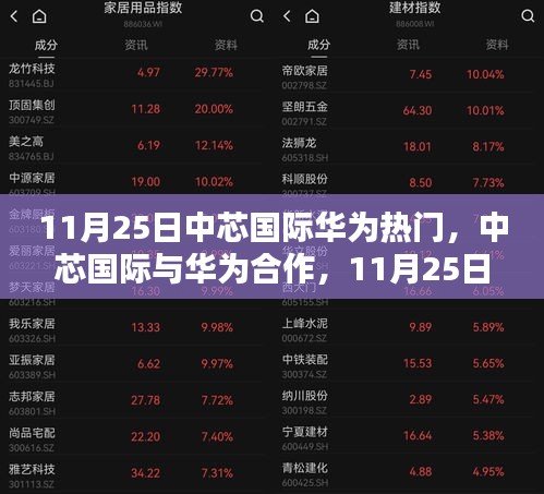 中芯国际与华为合作揭秘，11月25日热门话题深度解析