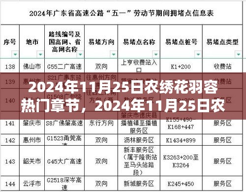 探寻古老技艺与现代魅力的融合，农绣花羽容热门章节揭晓（2024年11月25日最新）