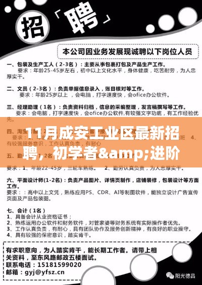 初学者与进阶用户指南，11月成安工业区最新招聘求职信息汇总