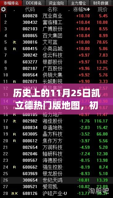 历史上的11月25日凯立德热门版地图，初学者与进阶用户使用指南
