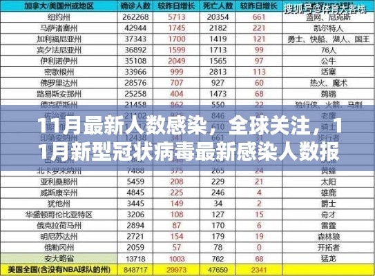 全球关注，11月新型冠状病毒最新感染人数报告发布