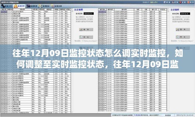 往年12月9日监控系统调整至实时监控状态操作指南