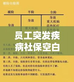 员工突发疾病社保空白，企业的责任与应急方案探索