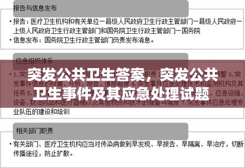 突发公共卫生答案，突发公共卫生事件及其应急处理试题 