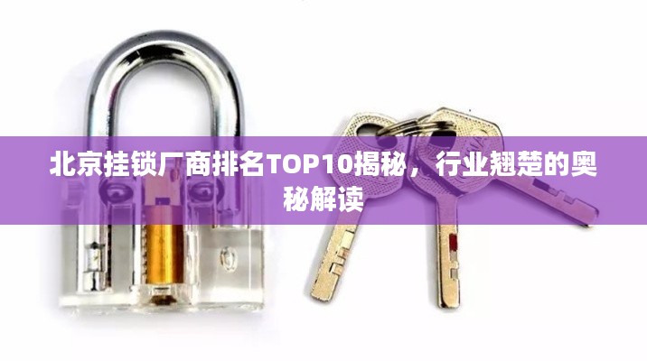 北京挂锁厂商排名TOP10揭秘，行业翘楚的奥秘解读