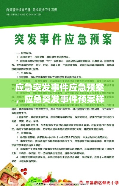 应急突发事件应急预案，应急突发事件预案样本 