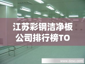 江苏彩钢洁净板公司排行榜TOP及行业概览